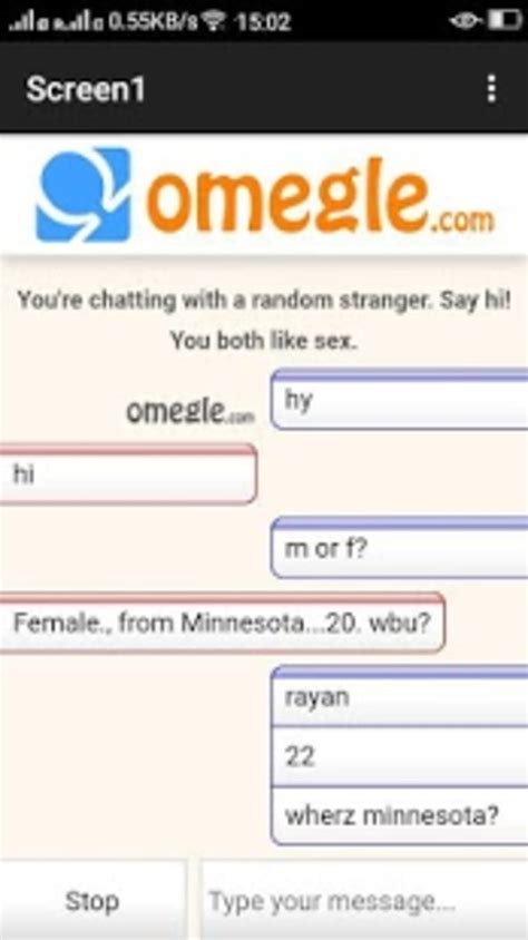 omegle online chat app